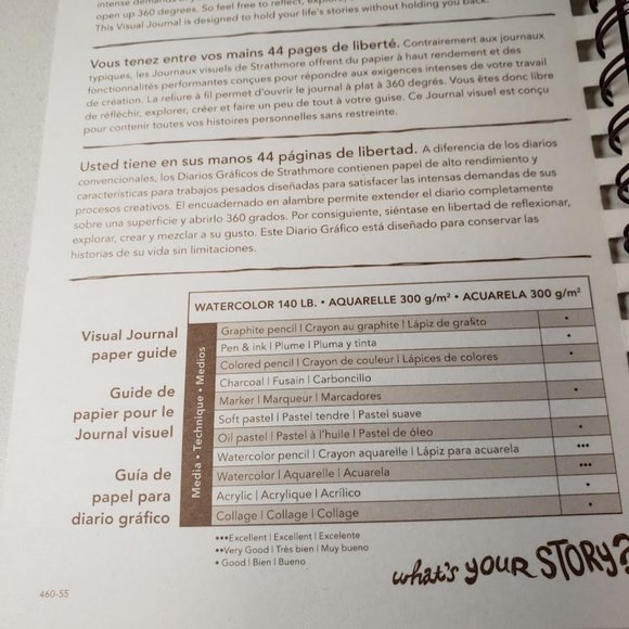 New Strathmore 460-55 400 Series Visual Watercolor Journal art supplies paper - Picture 6 of 9